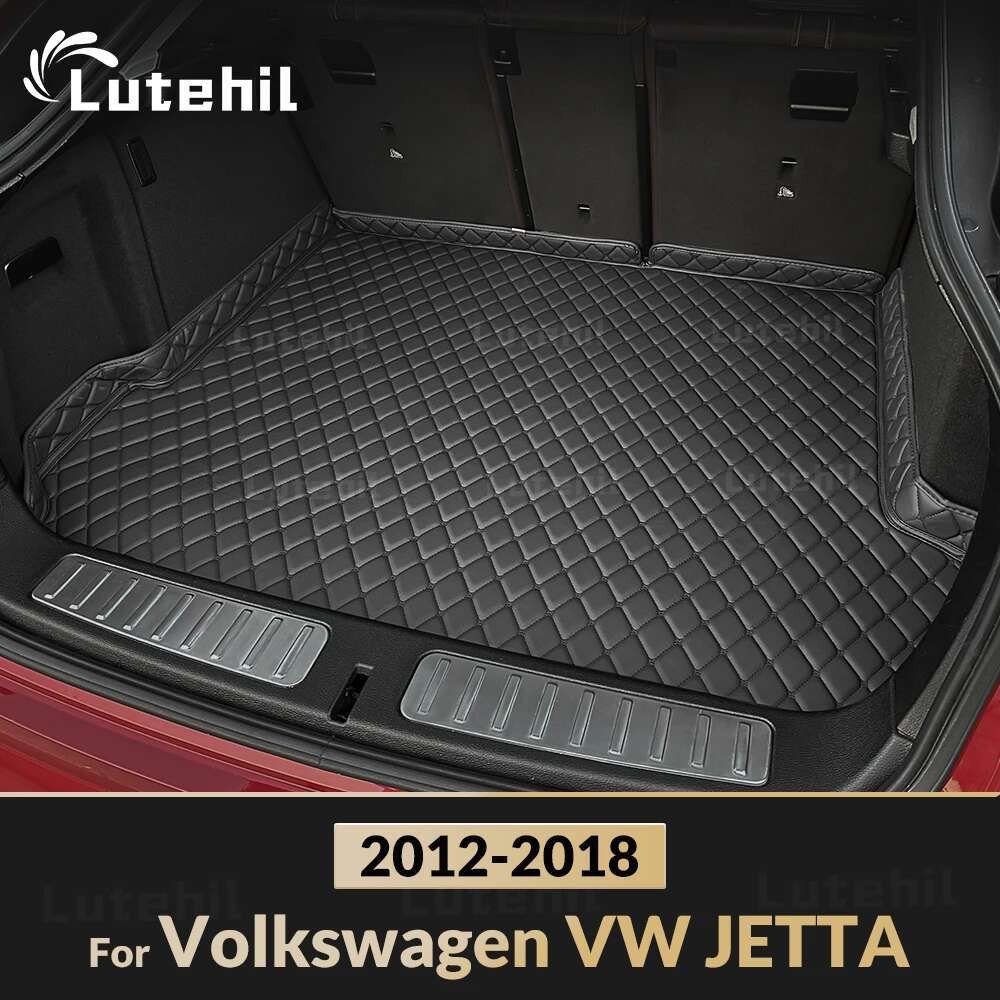 Tapete De Porta-Malas De Carro Para Volkswagen VW JETTA 2012 2013 2014 2015 2016 2017 2018 Acessórios Personalizados Dec