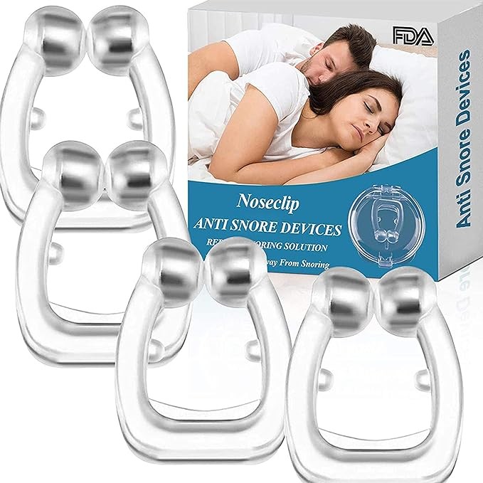 Clip Nasal Aparelho Anti Ronco - Kit com 4 Unidades