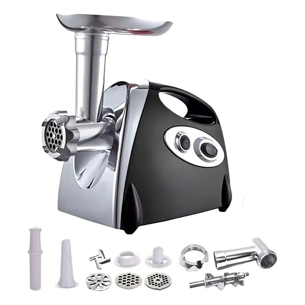 Moedor de Carne Elétrico com 3 Discos de Moer - Ideal para Culinária Profissional