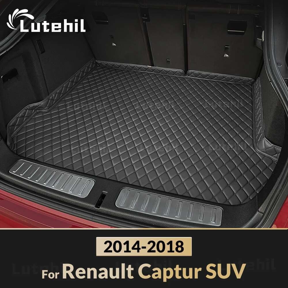 Tapete De Porta-Malas De Carro Personalizado Para Renault Captur SUV 2014 2015 2016 2017 2018 Tapetes De Fundo Antiderra