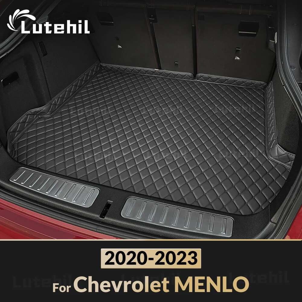 Tapete Tronco Do Carro Para Chevrolet MENLO 2020 2021 2022 2023 Couro De Alta Qualidade Personalizado Acessórios Decoraç