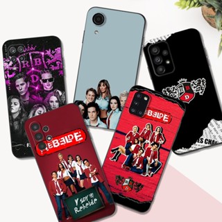 Estojo Para Samsung Galaxy A04 4G A14 A34 A54 5G Capa De Silicone Macia Telefone RBD Rebelde Pop band Preto