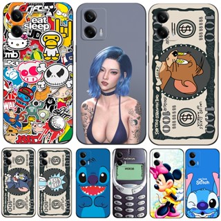 Estojo Para Motorola G53 G73 5G MOTO Telefone De Silicone Macio Capa Engraçada De Desenho Animado