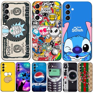 Para Samsung Galaxy A14 5G 4G Capa Traseira Do Telefone Em Silicone Macio Protetor De Preto Tpu Engraçada De Desenho Animado anime Fofo