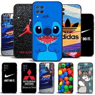 Capa Traseira Do Telefone De Silicone Para Samsung Galaxy M62 F62 4G tpu m625 Preto Macio Ponto dargon Carro