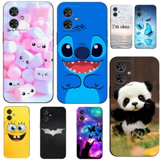 Estojo Para Motorola MOTO G54 5G De Silicone Macio Capa De Telefone Em Preto Tpu funy cartoon pattern
