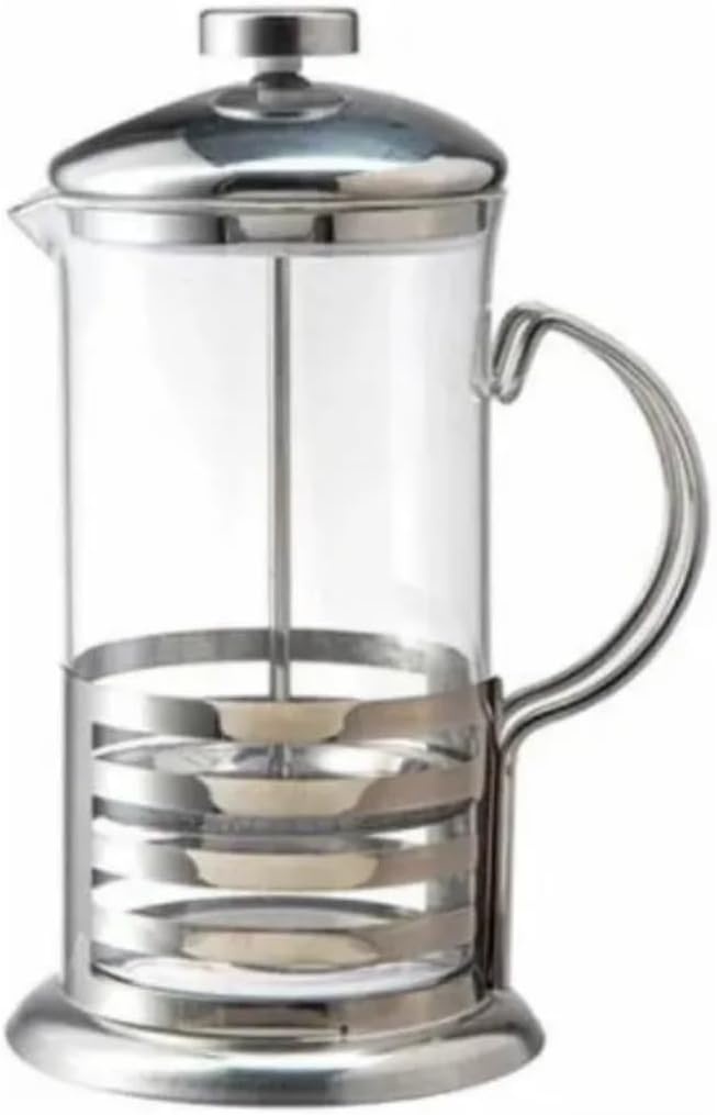 Cafeteira Francesa 350ml French Press Vidro Inox um luxo Cafeteira Francesa Em Inox Maquina De Cafe 350ml Prensa Chaleira Em Vidro Cremeira Bule French Press