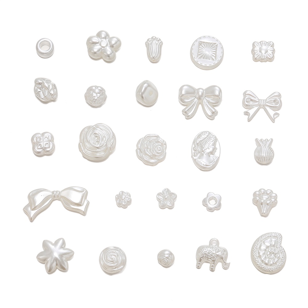 St. Kunkka 10 Peças 30 Peças 50 Peças ABS Imitação Pérola Contas para Pulseira diy Bracelet Colar