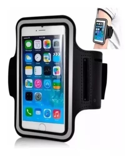 Suporte Celular Braço Braçadeira Corrida Bike Academia Treino Porta Chave Segurança Smartphone Não Escorrega Resistente