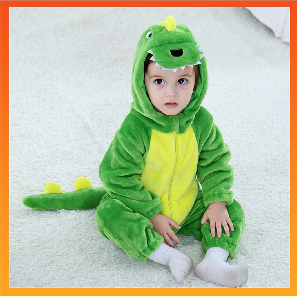 Baby Kigurumi Dinossauro Stitch Cartoon Romper Infantil Kids Cute Lion Animal Jumpsuit Meninas Cosplay Fantasias Pyjama