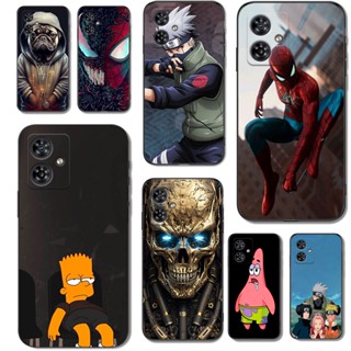 Capa De Silicone Macia Para Telefone Motorola MOTO G54 5G Cão Tpu Preto
