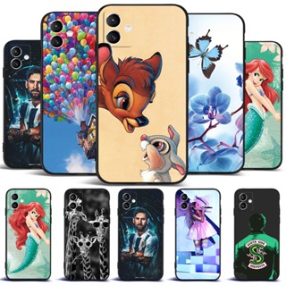 Para Samsung Galaxy A05 Capa Traseira Do Telefone Silicone Macio Protetor De Preto Tpu Bambi Lionel Messi Flor