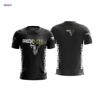 Camiseta Black Caveira Bope PREDATHONN Camisa Dry Fit Lutas Treino Fitness Exercício Academia