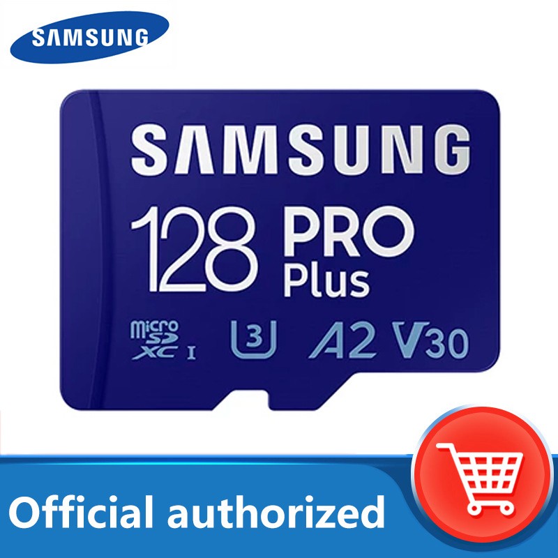 Cartão De Memória SAMSUNG PRO Plus 128GB Micro SD 256GB 512GB