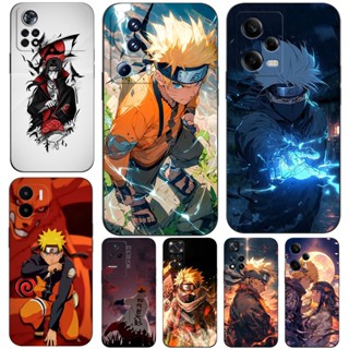 Estojo Para Xiaomi 13T Pro redmi 13C 12R Nota12r Capa Do Telefone Silicone Macio Preto Tpu anime Japonês Naruto