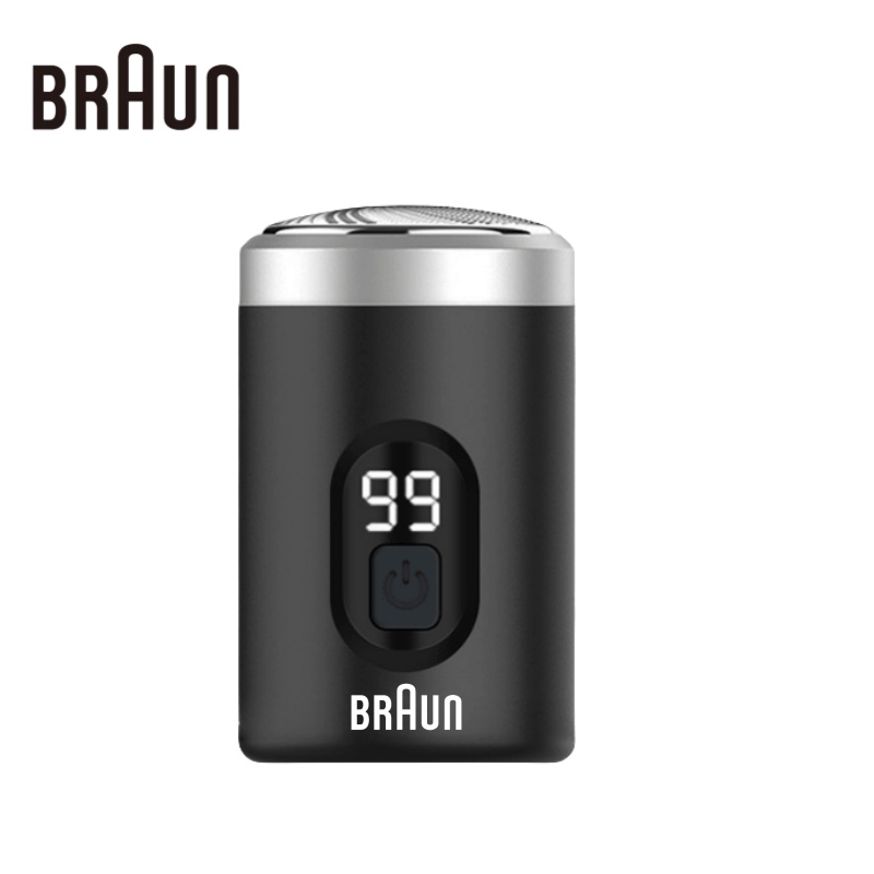 24 Ship-Braun Mini Barbeador Elétrico Barbeadores Masculinos Recarregáveis Viagem Conveniente De Barbear Para Homens