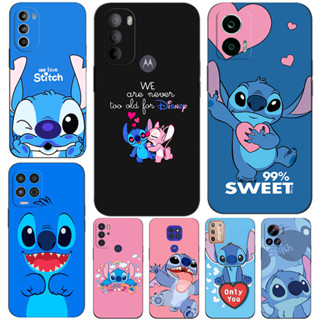 Estojo Para Moto Motorola G32 G42 G52 G62 Capa Telefone Lilo Stitch