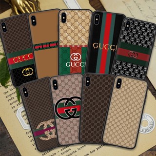 iPhone 5 5s SE 6 6s 6Plus 6sPlus 7 7Plus 8 8Plus 8HC4 Estojo De Telefone Flexível Com Padrão Gucci