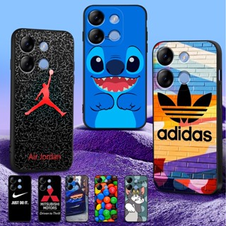 Estojo Para infinix smart 7 7HD Silicon Phone Back Cover Preto tpu Ponto De Capa Esportiva dargon 23