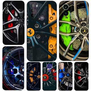 Estojo Para Motorola Moto Edge 40 neo 5G G14 G54 G84 Capa Traseira Do Telefone Rodas De Carro Em Silicone Macio Preto Tpu