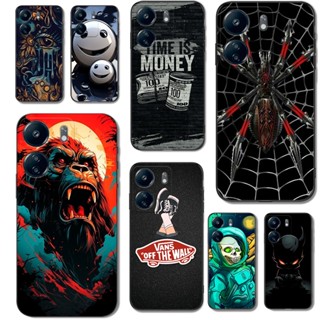 Para xiaomi Redmi 13C POCO C65 Capa Traseira Do Telefone Silicone Macio Protetor De Preto Tpu Sombra Escura Dinheiro