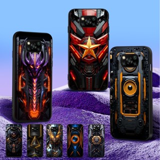 Estojo Para Telefone Xiaomi POCO X3 PRO De silicone Macio Tampa Traseira Preta tpu Sentido Mecânico Homem