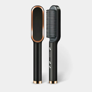 TÍTULO: Escova Alisadora Profissional 5 em 1 - Tecnologia Cerâmica Iônica (Bivolt) em Oferta na Shopee