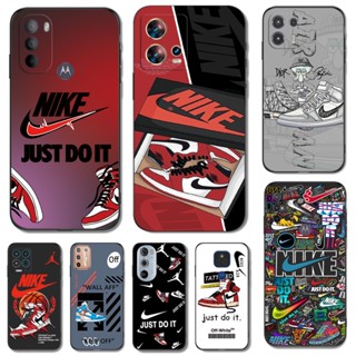 Estojo Para Moto Motorola G13 G23 G53 G73 E13 E22 E22I Capa Telefônica Padrão De Sapato Da Marca Moda