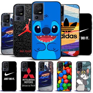 Capa Para TCL 40SE Protetora De Silicone Macio Preto Tpu car stitch dargon