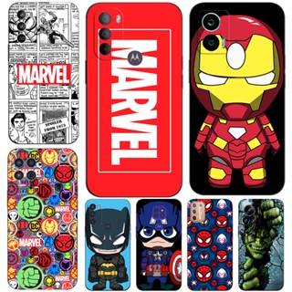 Estojo Para Motorola Moto Edge 40 neo 5G G14 G54 G84 Capa Traseira Do Telefone Silicone Macio Preto Tpu Marvel Homem-Aranha