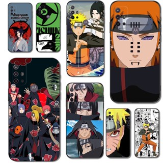 Para Moto Motorola G10 G20 G30 Capa Traseira Da Caixa G 10 20 30 Do Telefone Protetora De Silicone Preta Naruto anime Caracteres