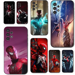 Capa Para Samsung Galaxy A13 4G LTE Traseira Do Telefone Silicone Soft Silicon Black Tpu Marvel-Homem-Aranha-2