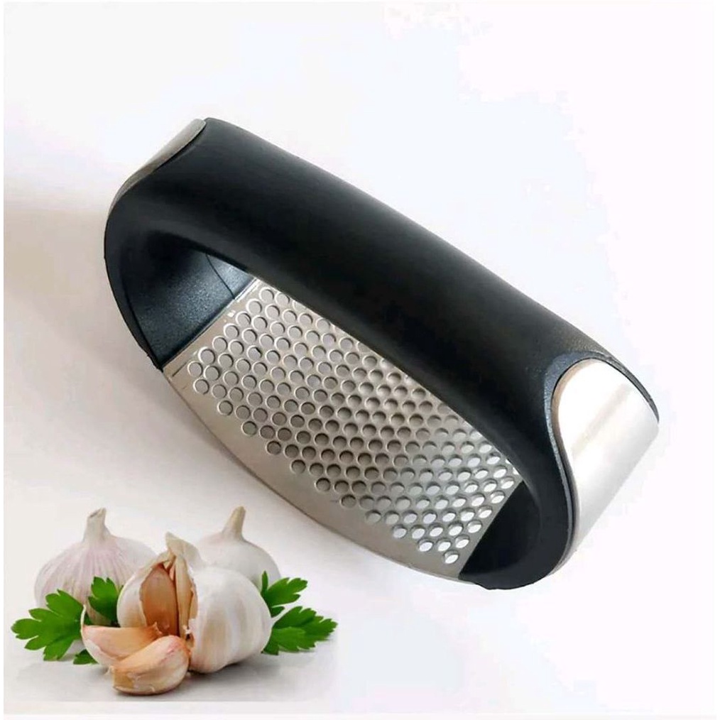 Espremedor Amassador Triturador de Alho Inox Manual Cozinha