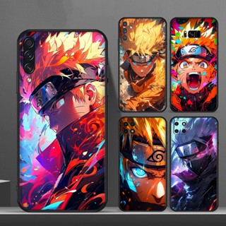 Estojo Para Telefone Samsung A11 A12 A13 A14 A21S A22 A21 A23 Macio Naruto Black