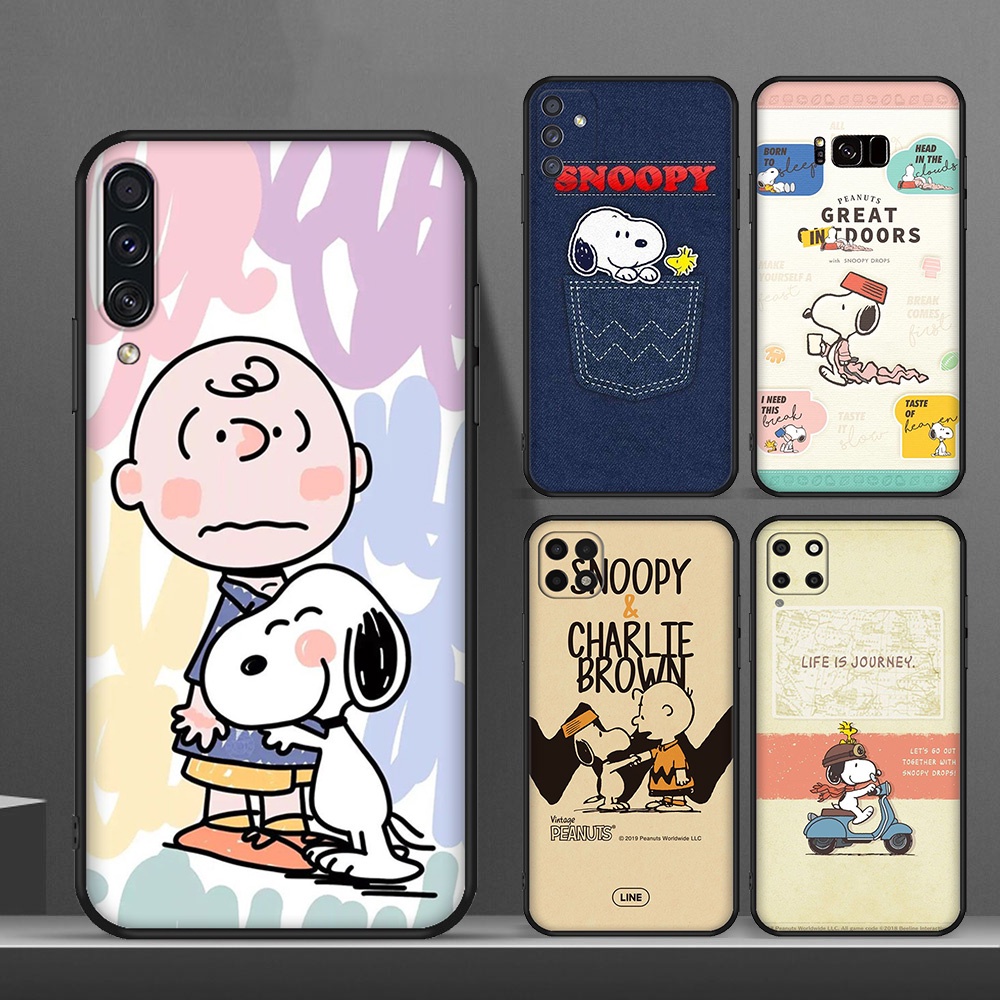 Samsung M20 M30 M30S M30S M31 M31 M51 M23 M40 M62 F62 Estojo Para Telefone Celular Snoopy