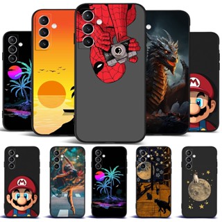 Para Samsung Galaxy A14 5G 4G Capa Traseira Do Telefone Silicone Macio Protetor De Preto Tpu De Aranha Tigre joker Homem