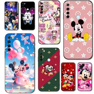 Para xiaomi Redmi Note 8 Capa Traseira Em Silicone Macio 2021 Note8 Mickey & Minnie Christmas
