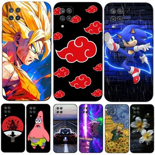 Capa Para Samsung Galaxy A12 M12 Tpu Preto anime De Desenho Animado Engraçado