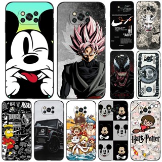 Estojo Para Telefone Xiaomi POCO X3 NFC silicone Macio Capa Traseira Em Preto De tpu design popular De horror Criativo