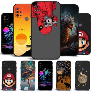 Para Moto Motorola G10 G20 G30 Capa Traseira Da Caixa G 10 20 30 Do Telefone Silicone Macio Protetor De Preto Tpu Tigre Aranha