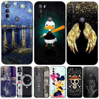 Para Moto Motorola G31 Capa Traseira Da Caixa Protetora Do Telefone MotoG31 De Silicone Macio Preto Tpu Colorida Preta