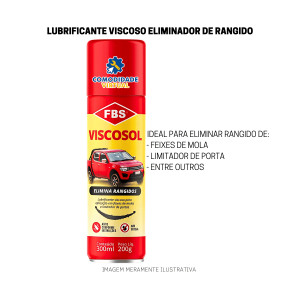 Eliminador De Rangido Para Feixe de Mola - Viscosol 300ml