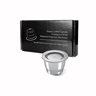 Cápsula De Café Recarregável Nespresso Em Aço Inoxidável Acessórios Para Máquinas Barista Cozinha
