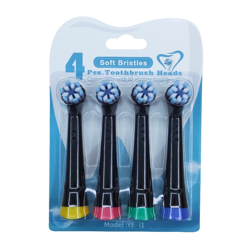 Substituir Recargas De Cabeça De Escova 4PCS Para Oral-B iO5/iO7/iO8/iO9 De Dentes Elétrica Limpeza Profunda E Suave De Cerdas Macias