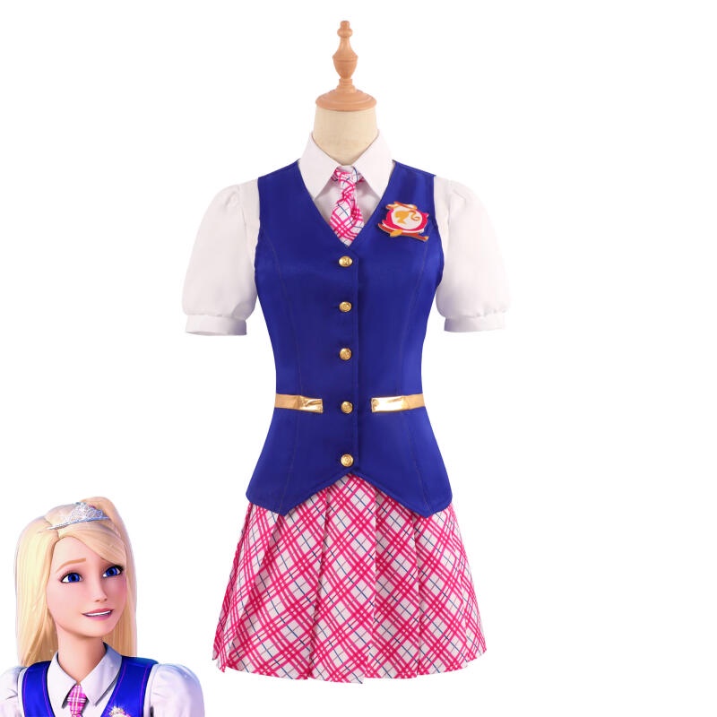 Filme De Ação Ao Vivo Cosplay Traje Da Princesa Academia De Fantasias Escola Delancey Devin Vestido em Oferta na Shopee