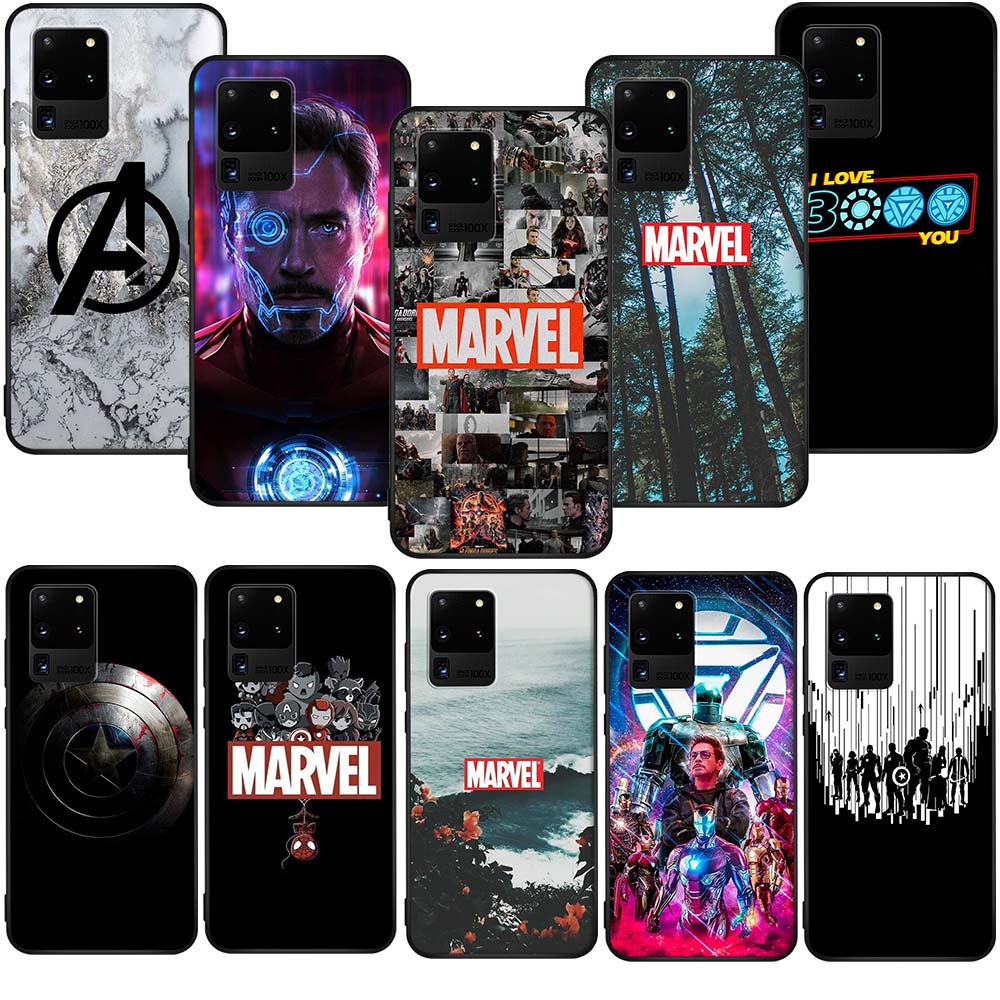 Capa De Silicone TPU Para Samsung Galaxy S23 FE A05s A05 M34 5G M13 5G SL25 Marvel Super Heróis