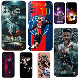 Para Moto Motorola G10 G20 G30 Capa Traseira Da Caixa G 10 20 30 Do Telefone Protetora De Silicone Macia Preta Tpu Compilação De Estrelas De Futebol
