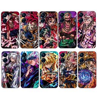 Para xiaomi Redmi 13C POCO C65 Capa Traseira Do Telefone Em Silicone Macio Protetora Preto Tpu Japão Anime Art Naruto Goku