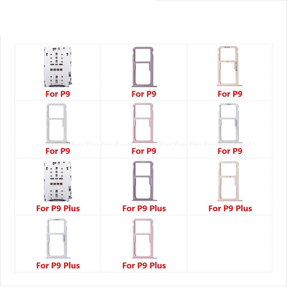 Bandeja De Cartão Sim Soquete Slot Leitor Adaptador Micro SD Titular Do Conector Recipiente Peças Para HuaWei P9 Plus