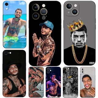 Capa Para iphone 13 mini 13 Pro Max Phone Back Cover Silicone Macio Preto tpu MC Kevin rapper